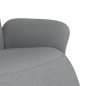 vidaXL Relaxsessel mit Fußteil Hellgrau Stoff vidaXL Relaxsessel mit Fußteil Hellgrau Stoff
