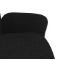 vidaXL Relaxsessel mit Fußteil Schwarz Stoff vidaXL Relaxsessel mit Fußteil Schwarz Stoff