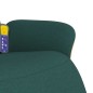 vidaXL Massagesessel mit Fußteil Dunkelgrün Stoff vidaXL Massagesessel mit Fußteil Dunkelgrün Stoff