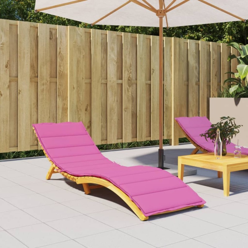 Sonnenliegen-Auflage Rosa Oxford-Gewebe Sonnenliegen-Auflage Rosa Oxford-Gewebe