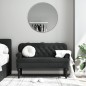 vidaXL Sitzbank mit Rückenlehne Schwarz 119,5x64,5x75 cm Samt vidaXL Sitzbank mit Rückenlehne Schwarz 119,5x64,5x75 cm Samt