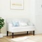 vidaXL Sitzbank mit Rückenlehne Weiß 112x65,5x75 cm Kunstleder vidaXL Sitzbank mit Rückenlehne Weiß 112x65,5x75 cm Kunstleder
