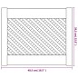 vidaXL Schranktüren 2 Stk. Gitterdesign 49,5x39,5 cm Massivholz Kiefer vidaXL Schranktüren 2 Stk. Gitterdesign 49,5x39,5 cm Massivholz Kiefer