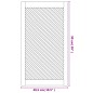 vidaXL Schranktüren 2 Stk. Gitterdesign 49,5x99 cm Massivholz Kiefer