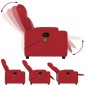 vidaXL Massagesessel Rot Kunstleder vidaXL Massagesessel Rot Kunstleder