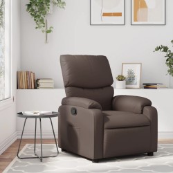 vidaXL Relaxsessel Braun Kunstleder
