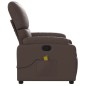 vidaXL Massagesessel Braun Kunstleder vidaXL Massagesessel Braun Kunstleder