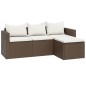 Garten-Lounge-Set Braun Poly Rattan Garten-Lounge-Set Braun Poly Rattan
