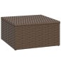Garten-Lounge-Set Braun Poly Rattan Garten-Lounge-Set Braun Poly Rattan