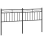 vidaXL Kopfteil Metall Schwarz 160 cm vidaXL Kopfteil Metall Schwarz 160 cm