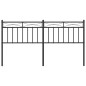 vidaXL Kopfteil Metall Schwarz 160 cm vidaXL Kopfteil Metall Schwarz 160 cm