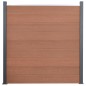 vidaXL Zaunelement-Set Braun 872x186 cm WPC vidaXL Zaunelement-Set Braun 872x186 cm WPC