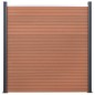 vidaXL Zaunelement-Set Braun 872x186 cm WPC vidaXL Zaunelement-Set Braun 872x186 cm WPC