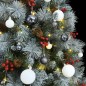 vidaXL Künstlicher Weihnachtsbaum Klappbar 300 LEDs & Kugeln 180 cm vidaXL Künstlicher Weihnachtsbaum Klappbar 300 LEDs & Kugeln 180 cm