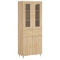 Highboard Sonoma-Eiche 69,5x34x180 cm Holzwerkstoff Highboard Sonoma-Eiche 69,5x34x180 cm Holzwerkstoff