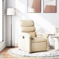 vidaXL Relaxsessel Creme Stoff vidaXL Relaxsessel Creme Stoff