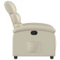 vidaXL Relaxsessel Creme Kunstleder vidaXL Relaxsessel Creme Kunstleder