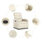 vidaXL Relaxsessel Creme Kunstleder vidaXL Relaxsessel Creme Kunstleder
