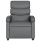 vidaXL Massagesessel Grau Kunstleder vidaXL Massagesessel Grau Kunstleder