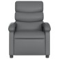 vidaXL Relaxsessel Grau Kunstleder vidaXL Relaxsessel Grau Kunstleder