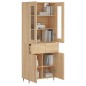 Highboard Sonoma-Eiche 69,5x34x180 cm Holzwerkstoff Highboard Sonoma-Eiche 69,5x34x180 cm Holzwerkstoff
