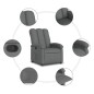 vidaXL Relaxsessel Dunkelgrau Stoff vidaXL Relaxsessel Dunkelgrau Stoff