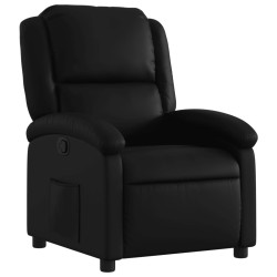 vidaXL Relaxsessel Schwarz Kunstleder