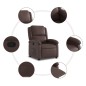 vidaXL Relaxsessel Braun Kunstleder vidaXL Relaxsessel Braun Kunstleder