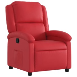 vidaXL Relaxsessel Rot Kunstleder
