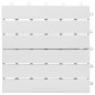 vidaXL Terrassenfliesen 30 Stk. Weiß 30x30 cm Massivholz Akazie vidaXL Terrassenfliesen 30 Stk. Weiß 30x30 cm Massivholz Akazie