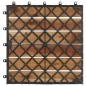 vidaXL Terrassenfliesen 30 Stk. Weiß 30x30 cm Massivholz Akazie vidaXL Terrassenfliesen 30 Stk. Weiß 30x30 cm Massivholz Akazie