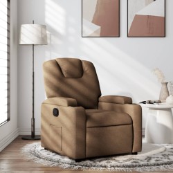 vidaXL Relaxsessel Braun Stoff