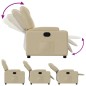 vidaXL Relaxsessel Creme Stoff vidaXL Relaxsessel Creme Stoff