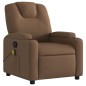vidaXL Massagesessel Braun Stoff vidaXL Massagesessel Braun Stoff