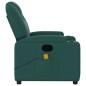 vidaXL Massagesessel Dunkelgrün Stoff vidaXL Massagesessel Dunkelgrün Stoff