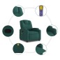 vidaXL Massagesessel Dunkelgrün Stoff vidaXL Massagesessel Dunkelgrün Stoff