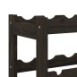 vidaXL Weinregal für 20 Flaschen Schwarz Massivholz Kiefer vidaXL Weinregal für 20 Flaschen Schwarz Massivholz Kiefer