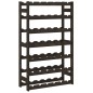 vidaXL Weinregal für 42 Flaschen Schwarz Massivholz Kiefer vidaXL Weinregal für 42 Flaschen Schwarz Massivholz Kiefer