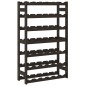 vidaXL Weinregal für 42 Flaschen Schwarz Massivholz Kiefer vidaXL Weinregal für 42 Flaschen Schwarz Massivholz Kiefer