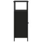 vidaXL Sideboard Schwarz 70x30x80 cm Holzwerkstoff vidaXL Sideboard Schwarz 70x30x80 cm Holzwerkstoff