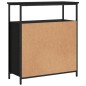 vidaXL Sideboard Schwarz 70x30x80 cm Holzwerkstoff vidaXL Sideboard Schwarz 70x30x80 cm Holzwerkstoff