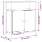 vidaXL Sideboard Schwarz 70x30x80 cm Holzwerkstoff vidaXL Sideboard Schwarz 70x30x80 cm Holzwerkstoff