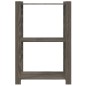 vidaXL Lagerregal mit 3 Böden Grau 60x38x90 cm Massivholz Kiefer vidaXL Lagerregal mit 3 Böden Grau 60x38x90 cm Massivholz Kiefer