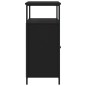 vidaXL Sideboard Schwarz 100x35x80 cm Holzwerkstoff vidaXL Sideboard Schwarz 100x35x80 cm Holzwerkstoff