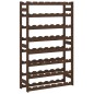 vidaXL Weinregal für 56 Flaschen Braun Massivholz Kiefer vidaXL Weinregal für 56 Flaschen Braun Massivholz Kiefer