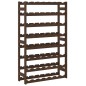vidaXL Weinregal für 56 Flaschen Braun Massivholz Kiefer vidaXL Weinregal für 56 Flaschen Braun Massivholz Kiefer
