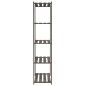 vidaXL Lagerregal mit 5 Böden Grau 80x38x170 cm Massivholz Kiefer vidaXL Lagerregal mit 5 Böden Grau 80x38x170 cm Massivholz Kiefer