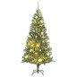 vidaXL Künstlicher Weihnachtsbaum 300 LEDs & Kugeln Beschneit 180 cm vidaXL Künstlicher Weihnachtsbaum 300 LEDs & Kugeln Beschneit 180 cm
