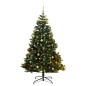 vidaXL Künstlicher Weihnachtsbaum Klappbar 300 LEDs & Kugeln 180 cm vidaXL Künstlicher Weihnachtsbaum Klappbar 300 LEDs & Kugeln 180 cm
