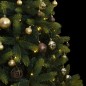 vidaXL Künstlicher Weihnachtsbaum Klappbar 300 LEDs & Kugeln 180 cm vidaXL Künstlicher Weihnachtsbaum Klappbar 300 LEDs & Kugeln 180 cm